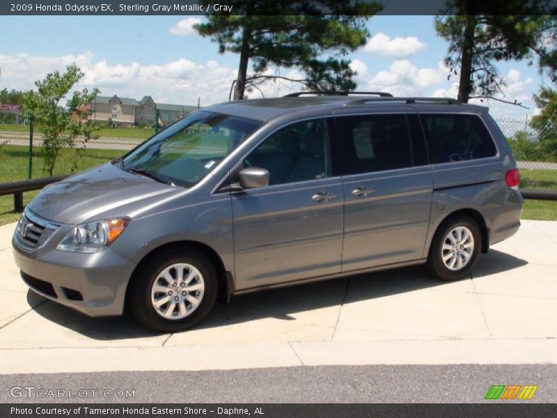 Sterling Gray Metallic / Gray 2009 Honda Odyssey EX