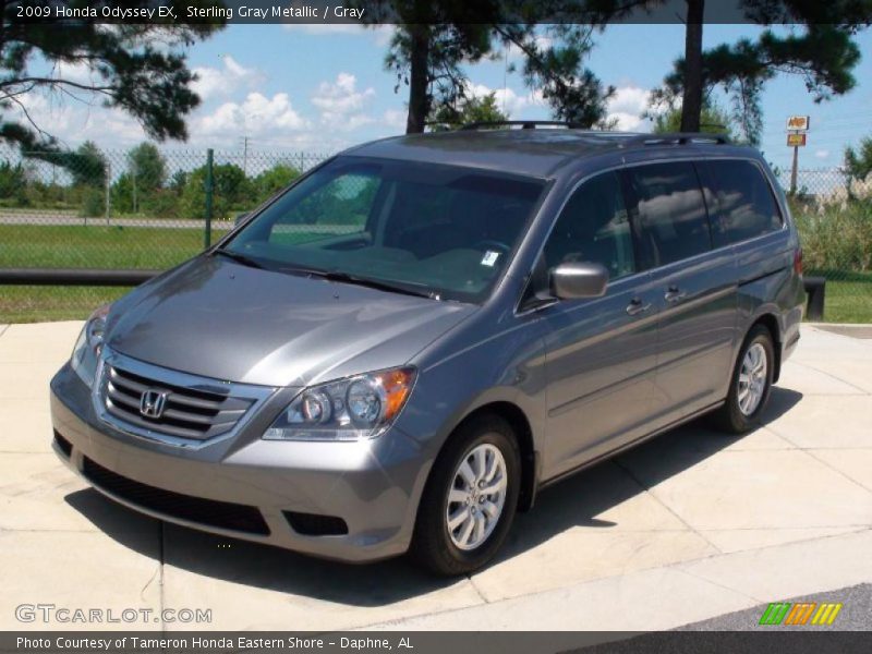 Sterling Gray Metallic / Gray 2009 Honda Odyssey EX