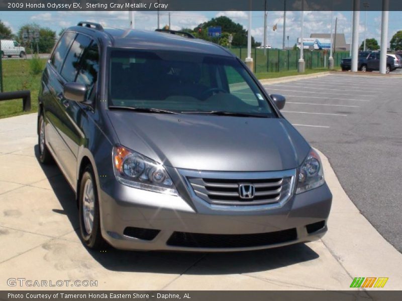 Sterling Gray Metallic / Gray 2009 Honda Odyssey EX