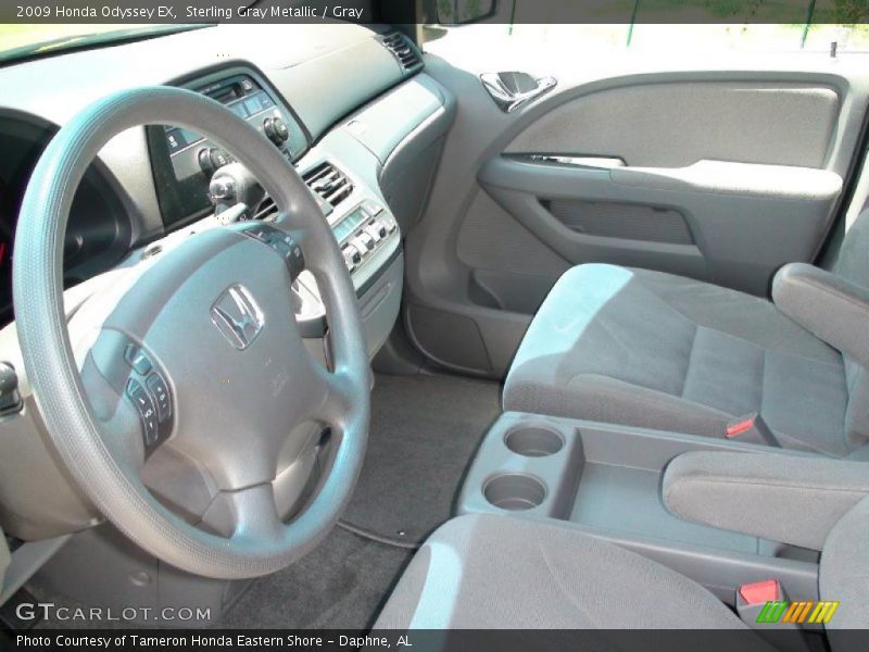 Sterling Gray Metallic / Gray 2009 Honda Odyssey EX