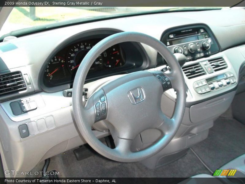 Sterling Gray Metallic / Gray 2009 Honda Odyssey EX