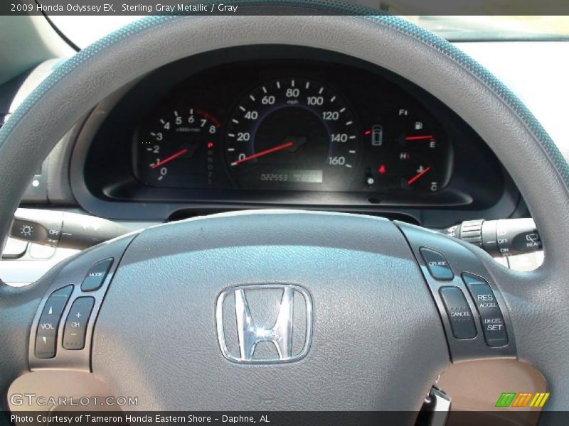 Sterling Gray Metallic / Gray 2009 Honda Odyssey EX