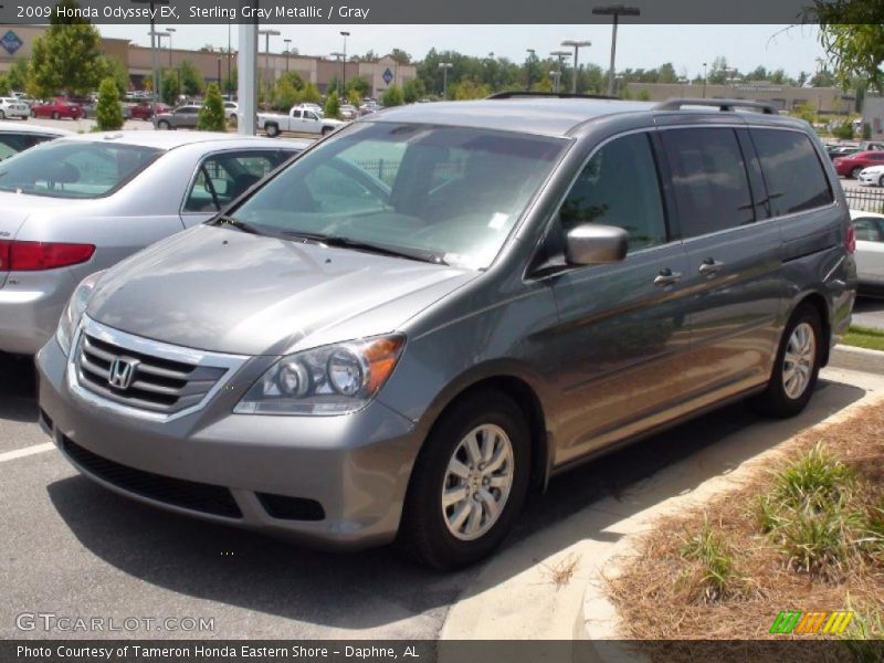 Sterling Gray Metallic / Gray 2009 Honda Odyssey EX