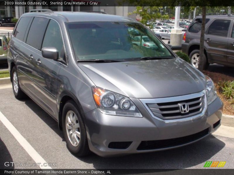 Sterling Gray Metallic / Gray 2009 Honda Odyssey EX