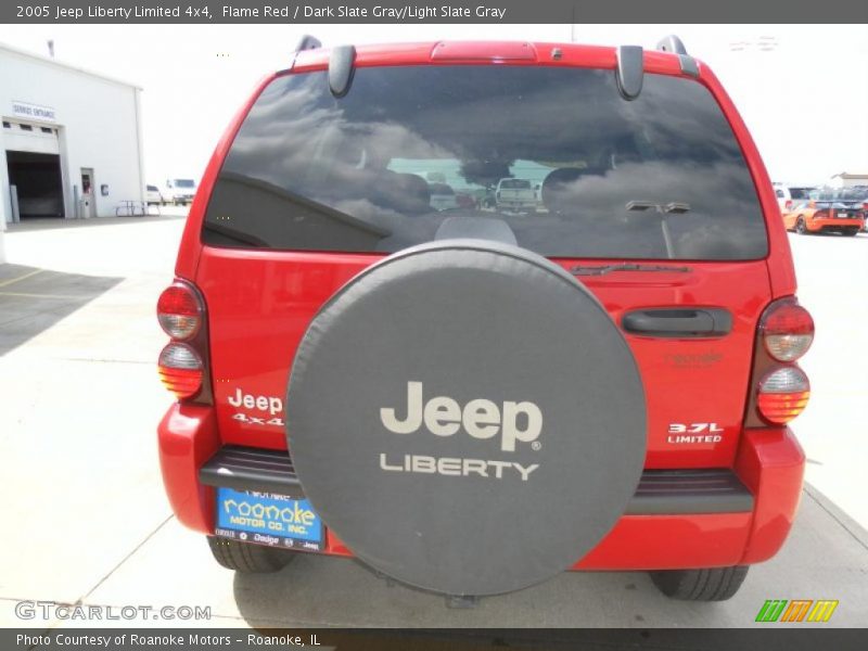 Flame Red / Dark Slate Gray/Light Slate Gray 2005 Jeep Liberty Limited 4x4