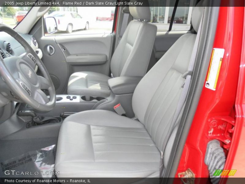 Flame Red / Dark Slate Gray/Light Slate Gray 2005 Jeep Liberty Limited 4x4