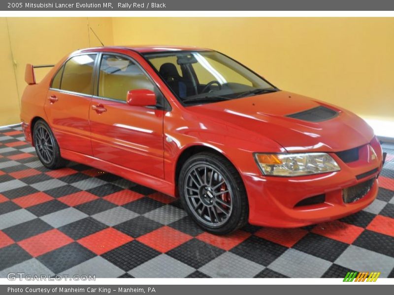 Rally Red / Black 2005 Mitsubishi Lancer Evolution MR