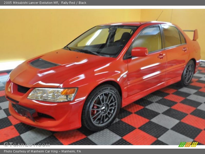 Rally Red / Black 2005 Mitsubishi Lancer Evolution MR