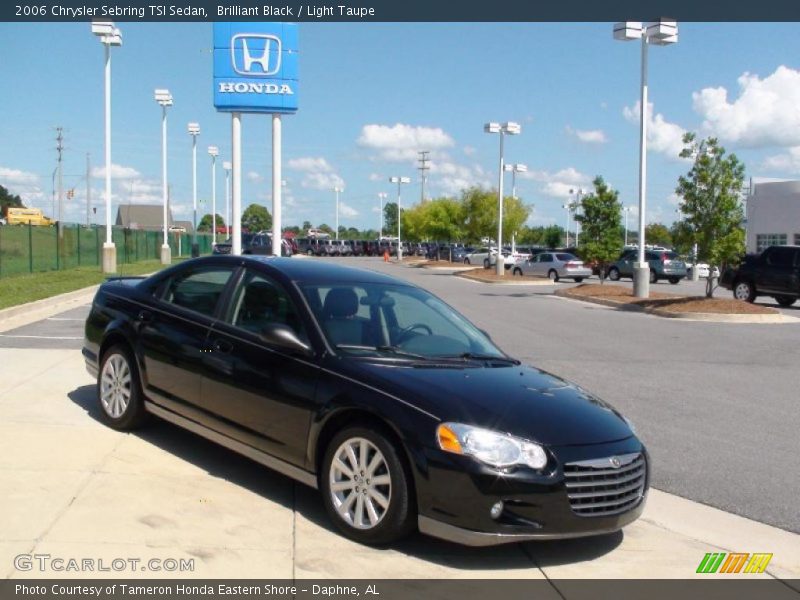 Brilliant Black / Light Taupe 2006 Chrysler Sebring TSI Sedan