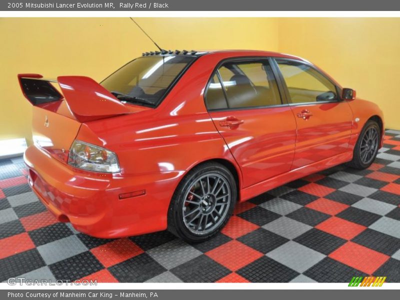 Rally Red / Black 2005 Mitsubishi Lancer Evolution MR