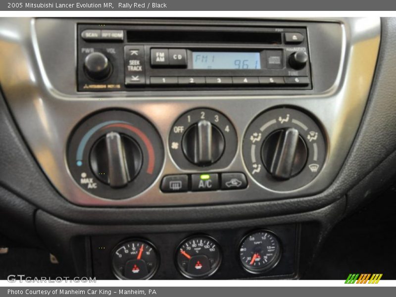 Rally Red / Black 2005 Mitsubishi Lancer Evolution MR