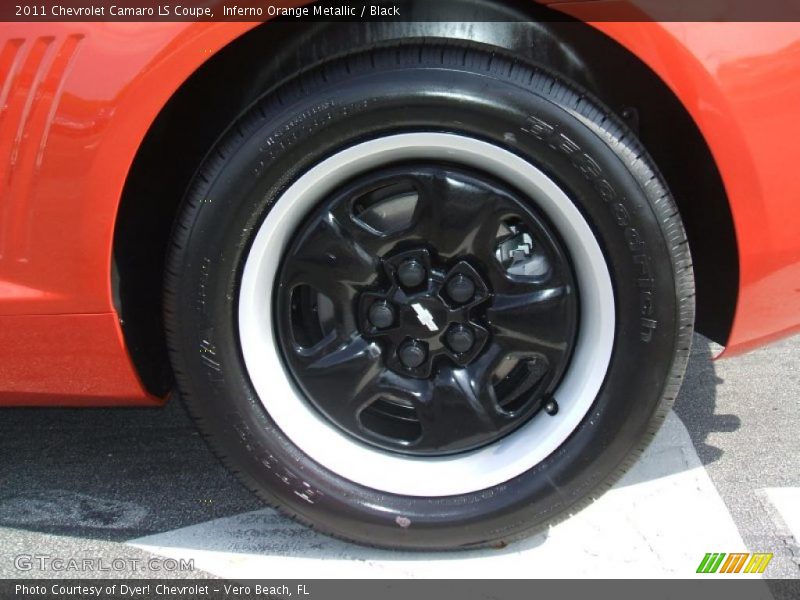 Inferno Orange Metallic / Black 2011 Chevrolet Camaro LS Coupe
