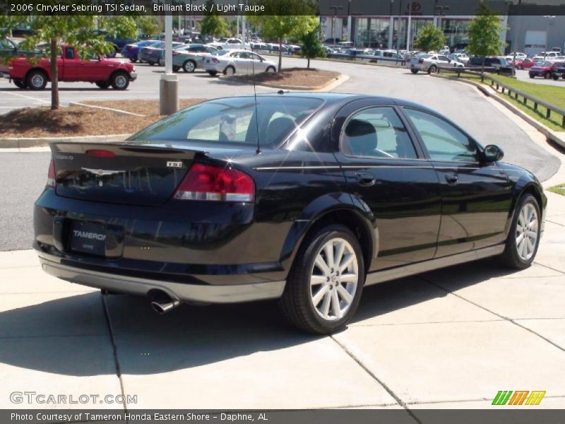 Brilliant Black / Light Taupe 2006 Chrysler Sebring TSI Sedan