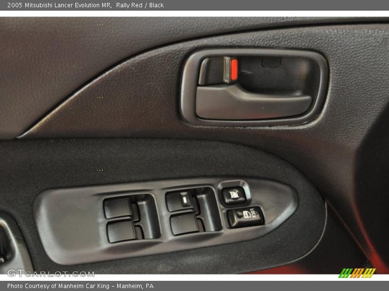 Rally Red / Black 2005 Mitsubishi Lancer Evolution MR