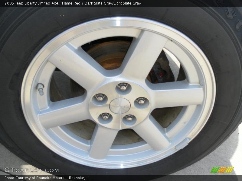 Flame Red / Dark Slate Gray/Light Slate Gray 2005 Jeep Liberty Limited 4x4