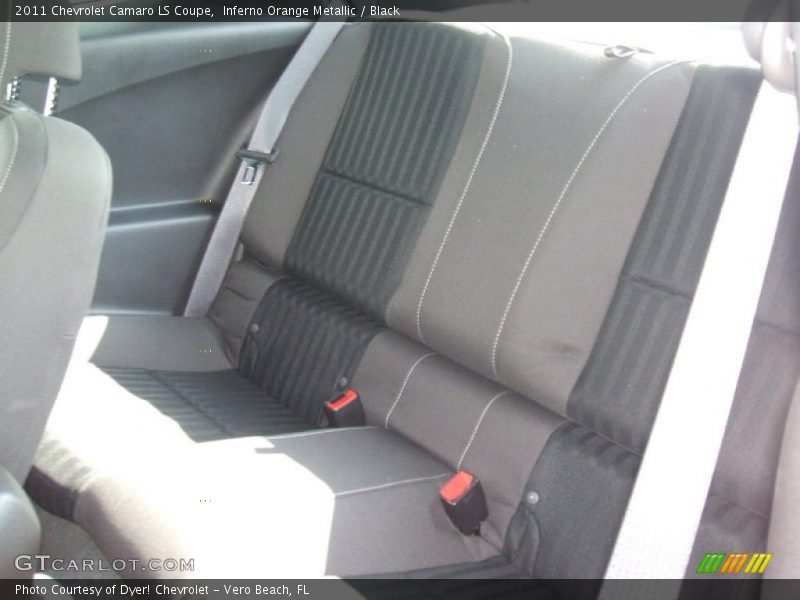 Inferno Orange Metallic / Black 2011 Chevrolet Camaro LS Coupe