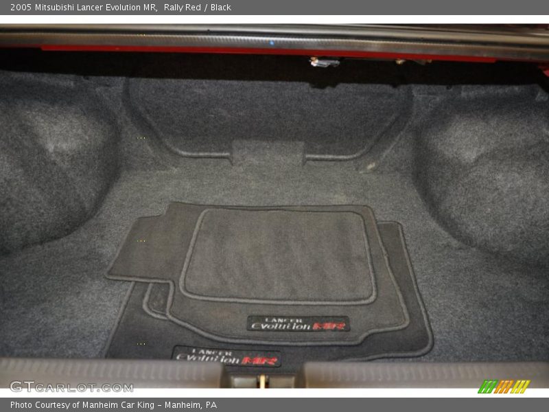Rally Red / Black 2005 Mitsubishi Lancer Evolution MR