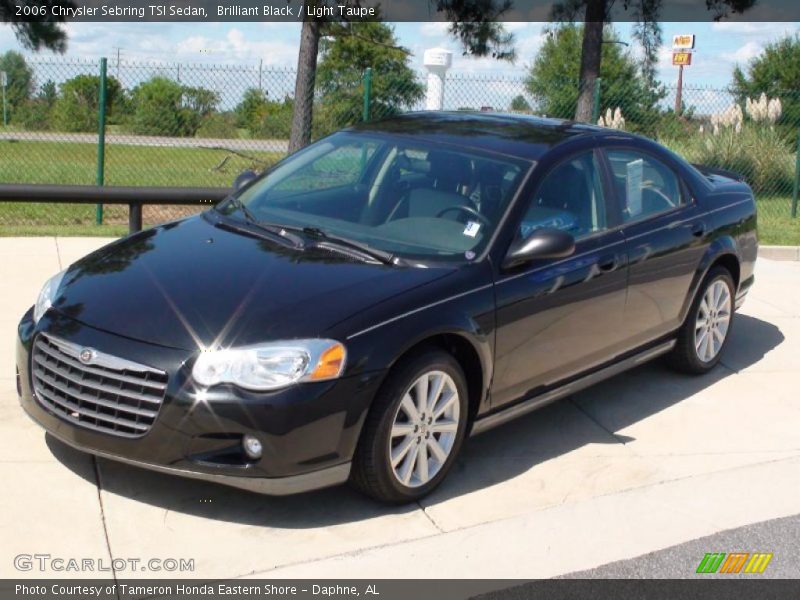 Brilliant Black / Light Taupe 2006 Chrysler Sebring TSI Sedan