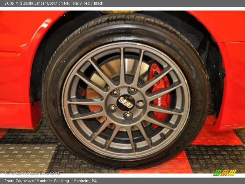 Rally Red / Black 2005 Mitsubishi Lancer Evolution MR