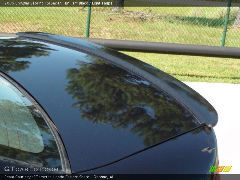 Brilliant Black / Light Taupe 2006 Chrysler Sebring TSI Sedan