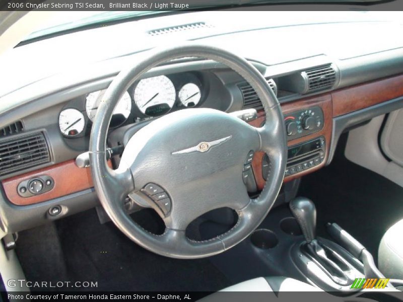 Brilliant Black / Light Taupe 2006 Chrysler Sebring TSI Sedan
