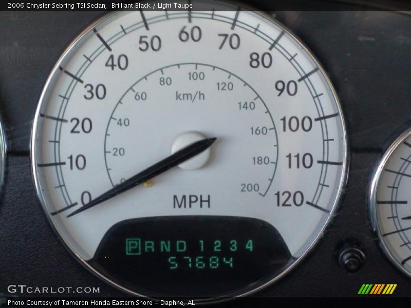 Brilliant Black / Light Taupe 2006 Chrysler Sebring TSI Sedan