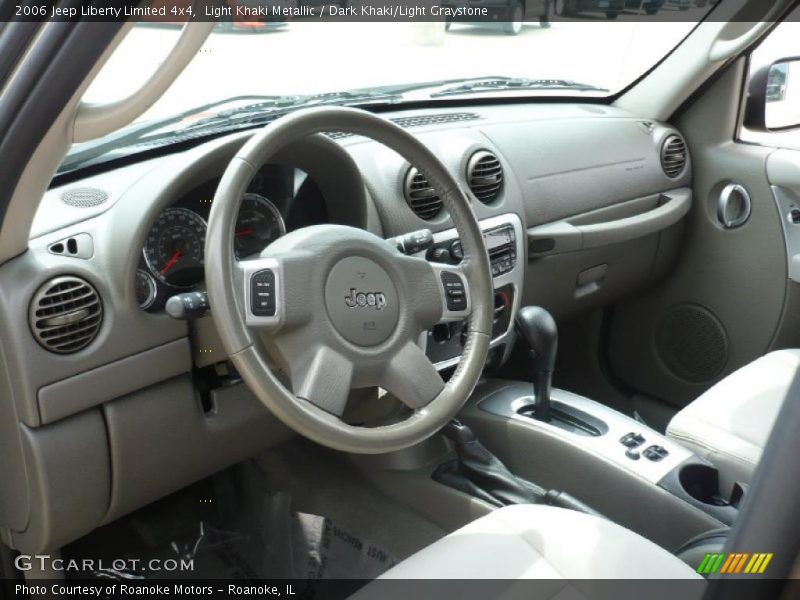Light Khaki Metallic / Dark Khaki/Light Graystone 2006 Jeep Liberty Limited 4x4
