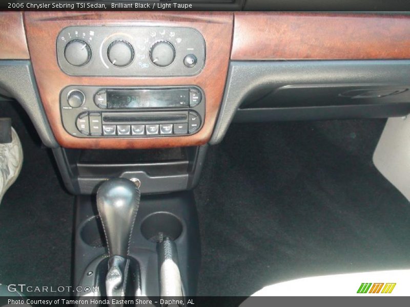 Brilliant Black / Light Taupe 2006 Chrysler Sebring TSI Sedan