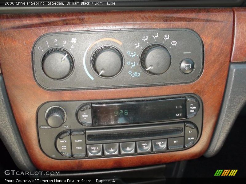 Brilliant Black / Light Taupe 2006 Chrysler Sebring TSI Sedan
