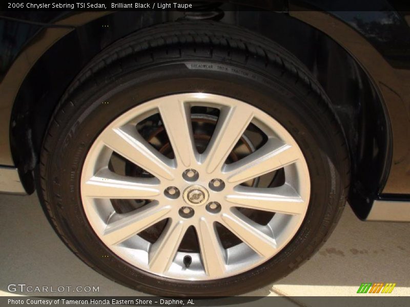 Brilliant Black / Light Taupe 2006 Chrysler Sebring TSI Sedan