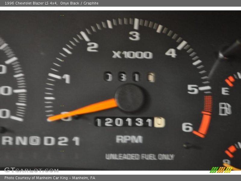 Onyx Black / Graphite 1996 Chevrolet Blazer LS 4x4