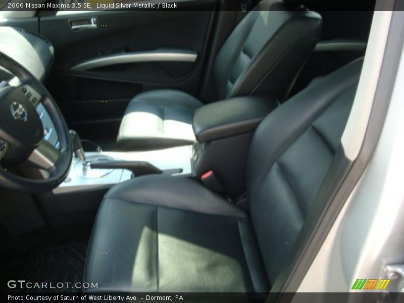 Liquid Silver Metallic / Black 2006 Nissan Maxima 3.5 SE