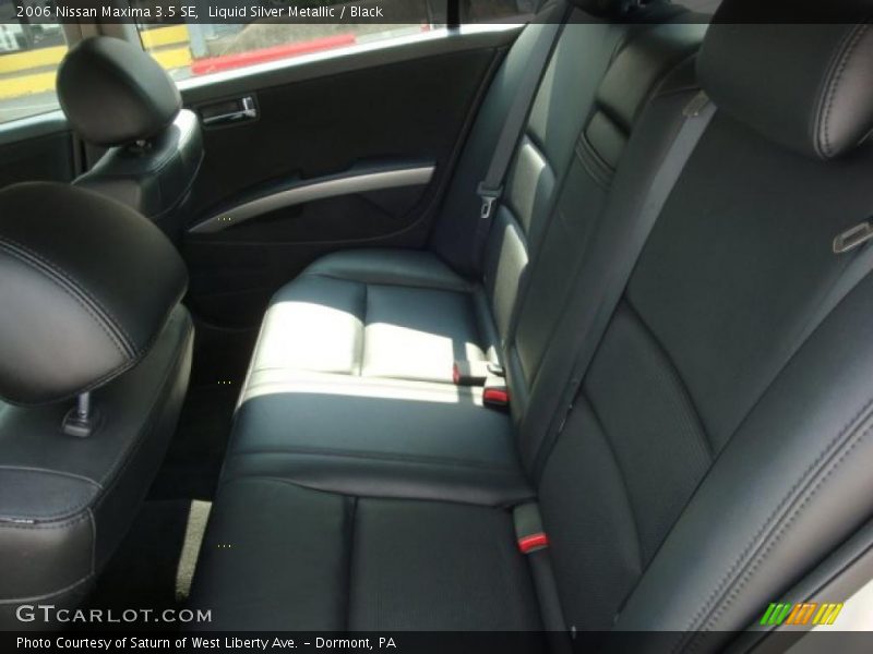 Liquid Silver Metallic / Black 2006 Nissan Maxima 3.5 SE