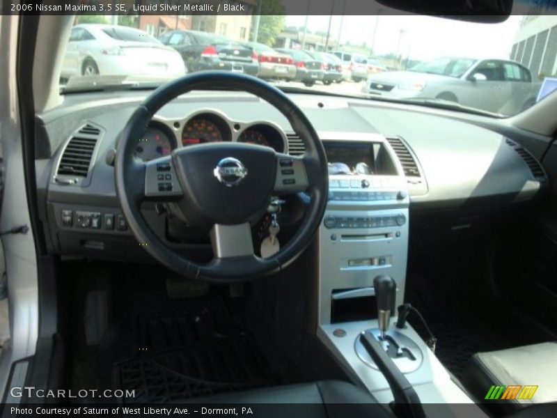 Liquid Silver Metallic / Black 2006 Nissan Maxima 3.5 SE