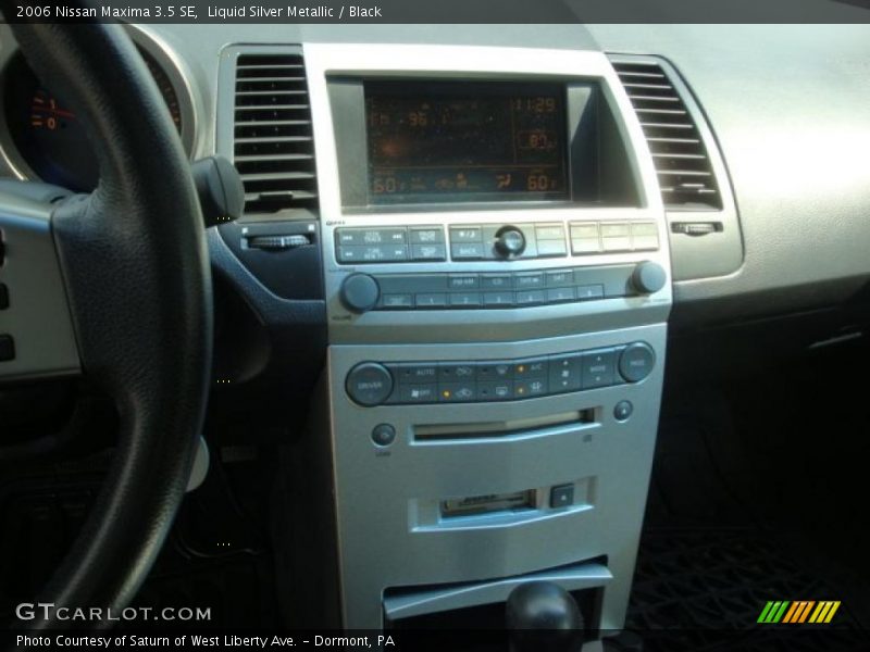 Liquid Silver Metallic / Black 2006 Nissan Maxima 3.5 SE