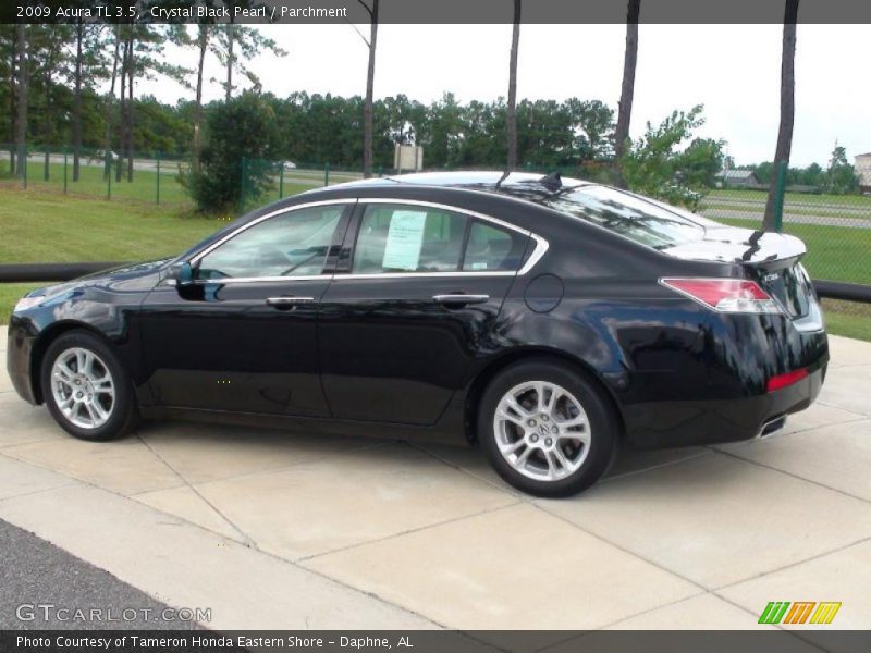 Crystal Black Pearl / Parchment 2009 Acura TL 3.5