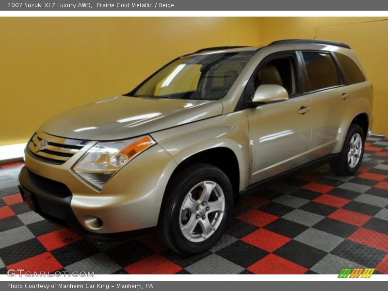 Prairie Gold Metallic / Beige 2007 Suzuki XL7 Luxury AWD
