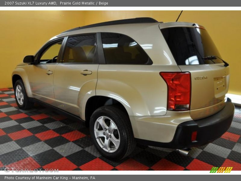 Prairie Gold Metallic / Beige 2007 Suzuki XL7 Luxury AWD