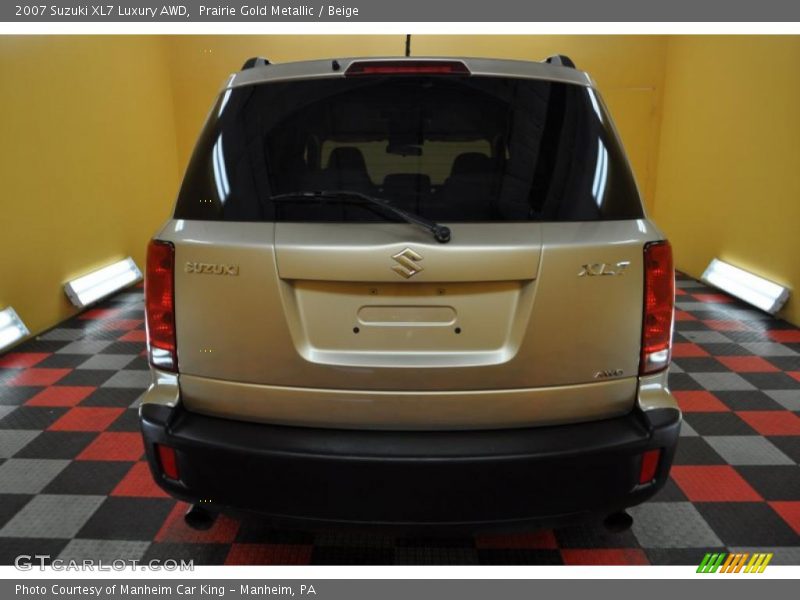 Prairie Gold Metallic / Beige 2007 Suzuki XL7 Luxury AWD