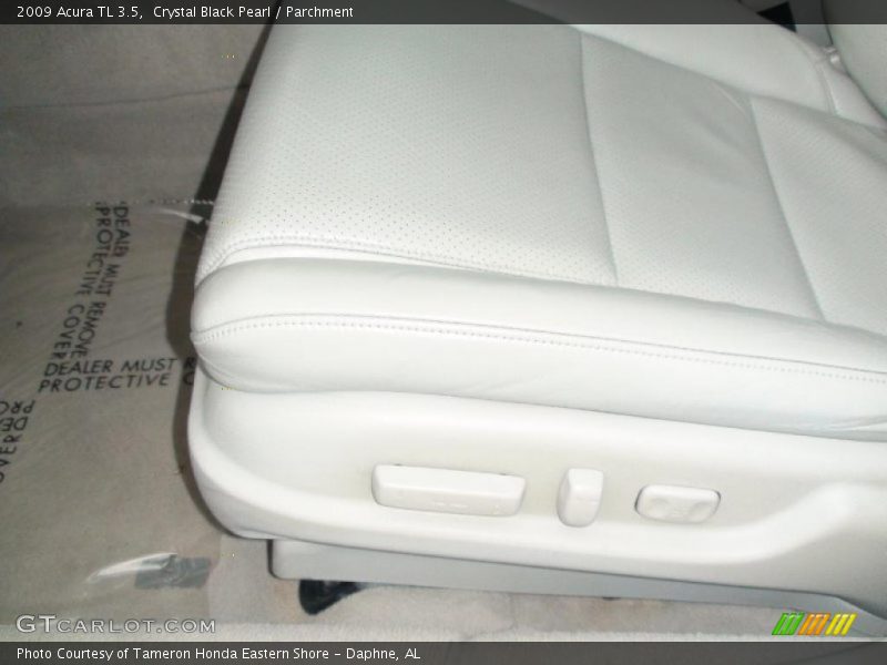 Crystal Black Pearl / Parchment 2009 Acura TL 3.5