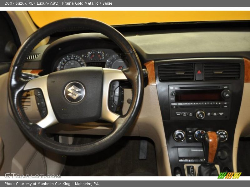 Prairie Gold Metallic / Beige 2007 Suzuki XL7 Luxury AWD