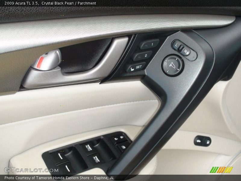 Crystal Black Pearl / Parchment 2009 Acura TL 3.5
