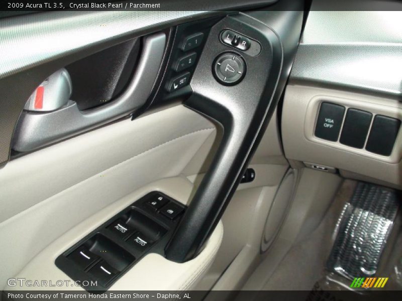 Crystal Black Pearl / Parchment 2009 Acura TL 3.5