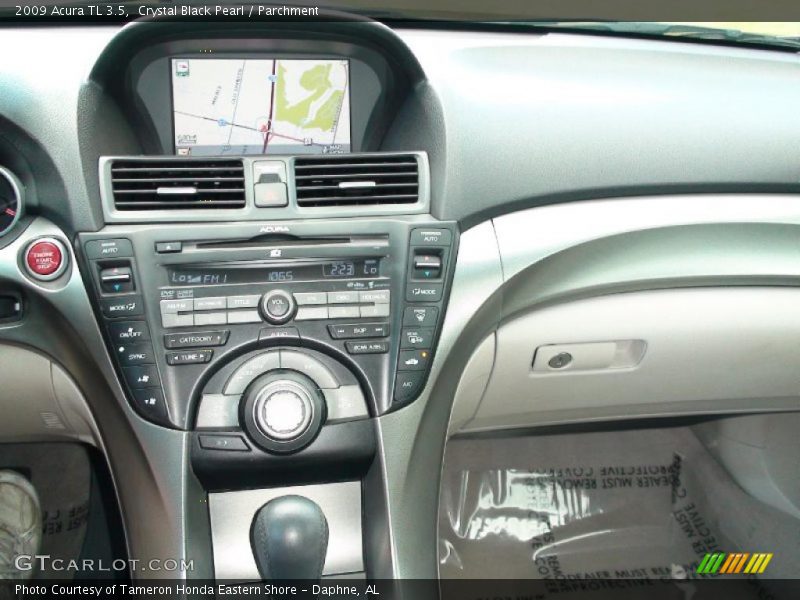 Crystal Black Pearl / Parchment 2009 Acura TL 3.5