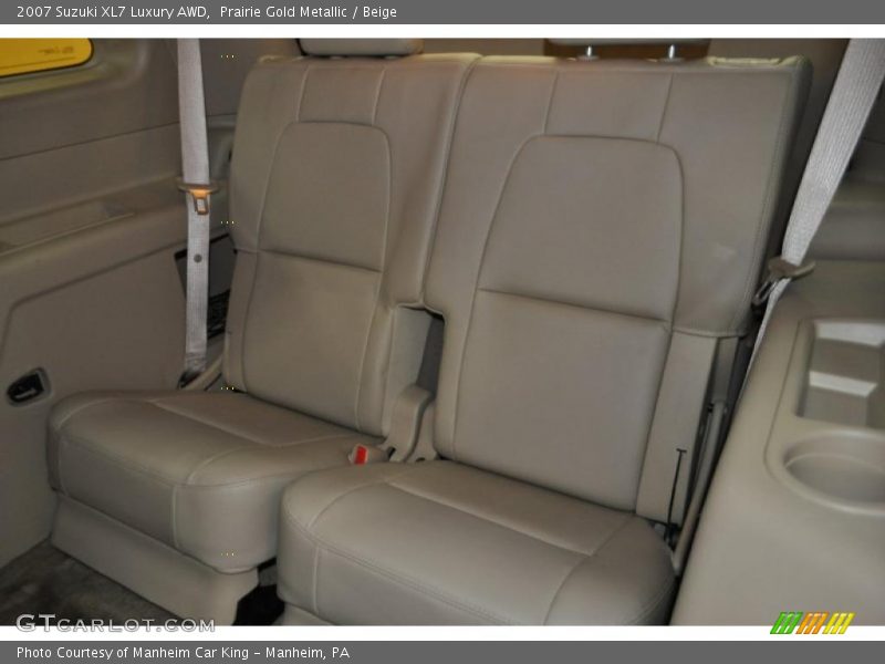Prairie Gold Metallic / Beige 2007 Suzuki XL7 Luxury AWD
