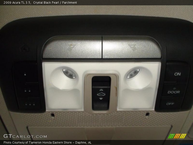 Crystal Black Pearl / Parchment 2009 Acura TL 3.5