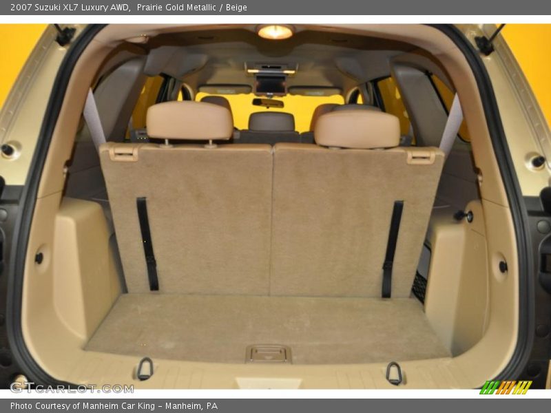 Prairie Gold Metallic / Beige 2007 Suzuki XL7 Luxury AWD