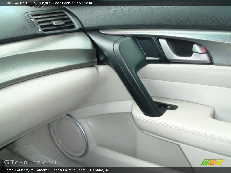 Crystal Black Pearl / Parchment 2009 Acura TL 3.5