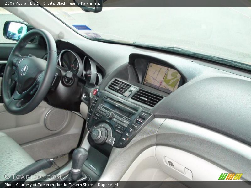 Crystal Black Pearl / Parchment 2009 Acura TL 3.5