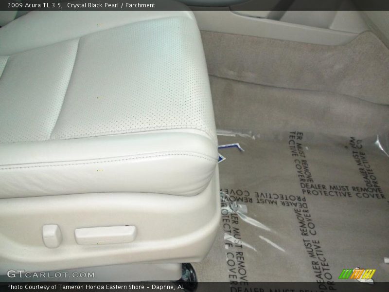 Crystal Black Pearl / Parchment 2009 Acura TL 3.5